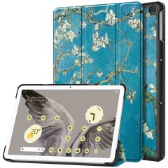 iMoshion Design Trifold Bookcase Google Pixel Tablet - Groene Plant