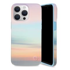 Selencia Aurora Fashion Backcover iPhone 15 Pro Max - Duurzaam hoesje - 100% gerecycled - Sky Sunset Multicolor