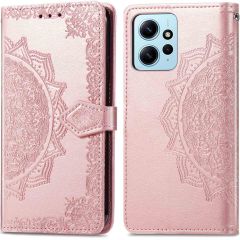 iMoshion Mandala Bookcase Xiaomi Redmi Note 12 (4G) - Rosé Goud