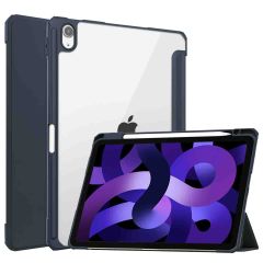 iMoshion Trifold Hardcase Bookcase iPad Air 5 (2022) / iPad Air 4 (2020) - Donkerblauw