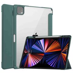 iMoshion Trifold Hardcase Bookcase iPad Pro 12.9 (2018 - 2022) - Groen