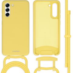 iMoshion Color Backcover met afneembaar koord Samsung Galaxy S21 FE - Geel