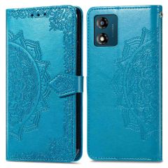 iMoshion Mandala Bookcase Motorola Moto E13 - Turquoise
