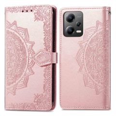 iMoshion Mandala Bookcase Xiaomi Poco X5 5G - Rosé Goud