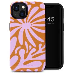 Selencia Vivid Backcover iPhone 13 - Modern Bloom Pink
