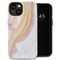 Selencia Vivid Backcover iPhone 13 - Chic Marble Gold