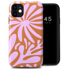 Selencia Vivid Backcover iPhone 11 - Modern Bloom Pink