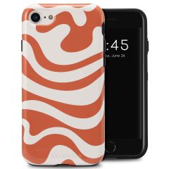 Selencia Vivid Backcover iPhone SE (2022 / 2020) / 8 / 7 / 6(s) - Dream Swirl Orange