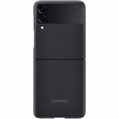 Samsung Aramid Standing Backcover Galaxy Z Flip 3 - Zwart