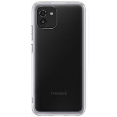 Samsung Silicone Clear Cover Galaxy A03 - Transparant