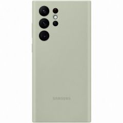 Samsung Silicone Backcover Galaxy S22 Ultra - Olive Green