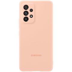 Samsung Silicone Backcover Galaxy A53 - Oranje