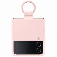 Samsung Originele Silicone Cover Ring Galaxy Z Flip 4 - Pink