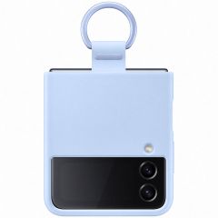 Samsung Silicone Cover Ring Galaxy Z Flip 4 - Arctic Blue