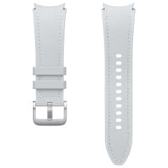 Samsung Originele Hybrid Vegan Leather Band S/M Galaxy Watch 6 / 6 Classic / 5 / 5 Pro - Silver