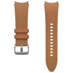 Samsung Originele Hybrid Leather Band S/M Galaxy Watch 6 / 6 Classic / 5 / 5 Pro - Camel