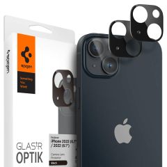 Spigen GLAStR Camera Protector Glas 2 Pack iPhone 14 / 14 Plus - Zwart