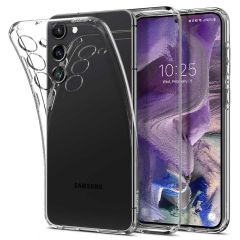 Spigen Liquid Crystal Backcover Samsung Galaxy S23 - Transparant