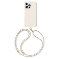Coehl Crème MagSafe Backcover met koord iPhone 15 Pro - Ivory