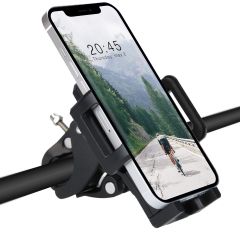 Accezz Telefoonhouder fiets Samsung Galaxy S20 Plus - Verstelbaar - Universeel - Zwart