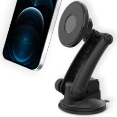 Accezz Telefoonhouder auto iPhone 13 Mini - MagSafe - Dashboard en voorruit - Magnetisch - Zwart