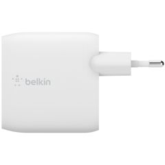 Belkin Boost↑Charge™ Dual USB Wall Charger iPhone 12 Pro Max + Lightning kabel - 24W - Wit