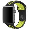 Apple Nike Sport Band Apple Watch Series 1-9 / SE - 38/40/41 mm - Black / Volt