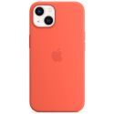 Apple Silicone Backcover MagSafe iPhone 13 - Nectarine