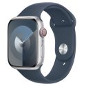 Apple Sport Band Apple Watch Series 1-9 / SE / Ultra (2) - 42/44/45/49 mm - Maat M/L - Storm Blue
