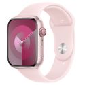 Apple Sport Band Apple Watch Series 1-9 / SE / Ultra (2) - 42/44/45/49 mm - Maat S/M - Light Pink