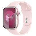 Apple Sport Band Apple Watch Series 1-9 / SE / Ultra (2) - 42/44/45/49 mm - Maat M/L - Light Pink