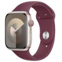 Apple Sport Band Apple Watch Series 1-9 / SE / Ultra (2) - 42/44/45/49 mm - Maat S/M - Mulberry
