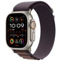 Apple Alpine Loop Band Apple Watch Series 1-9 / SE / Ultra (2) - 42/44/45/49 mm - Maat S - Indigo