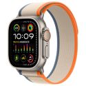 Apple Trail Loop Band Apple Watch Series 1-9 / SE / Ultra (2) - 44/45/49 mm - Maat S/M - Oranje / Beige