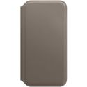 Apple Leather Folio Booktype iPhone X / Xs - Taupe