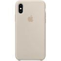 Apple Silicone Backcover iPhone Xs / X - Stone