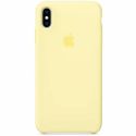 Apple Silicone Backcover iPhone Xs / X - Mellow Yellow