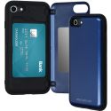 iMoshion Backcover met pashouder iPhone SE (2022 / 2020) / 8/7 - Donkerblauw