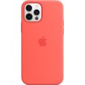 Apple Silicone Backcover MagSafe iPhone 12 (Pro) - Pink Citrus