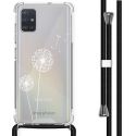 iMoshion Design hoesje met koord Samsung Galaxy A51 - Paardenbloem - Wit
