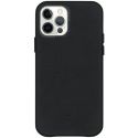 Decoded Leather Backcover iPhone 12 (Pro) - Zwart