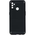 Brushed Backcover OnePlus Nord N100 - Zwart