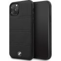 BMW Leather Backcover iPhone 11 Pro Max - Zwart