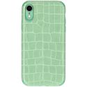 My Jewellery Croco Softcase Backcover iPhone Xr - Groen