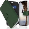 Accezz Xtreme Wallet Bookcase iPhone 12 Mini - Donkergroen