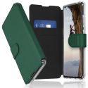 Accezz Xtreme Wallet Bookcase Samsung Galaxy A70 - Donkergroen