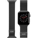 Laut Steel Loop Apple Watch Series 1-9 / SE / Ultra (2) - 42/44/45/49 mm - Zwart