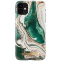iDeal of Sweden Fashion Backcover iPhone 11 - Golden Jade Marble