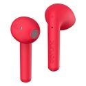 Defunc True Lite Earbuds - Draadloze oordopjes - Bluetooth draadloze oortjes - Met ENC noise cancelling functie - Red