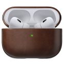 Nomad Horween Leather Case Apple AirPods Pro 2 - Rustic Brown